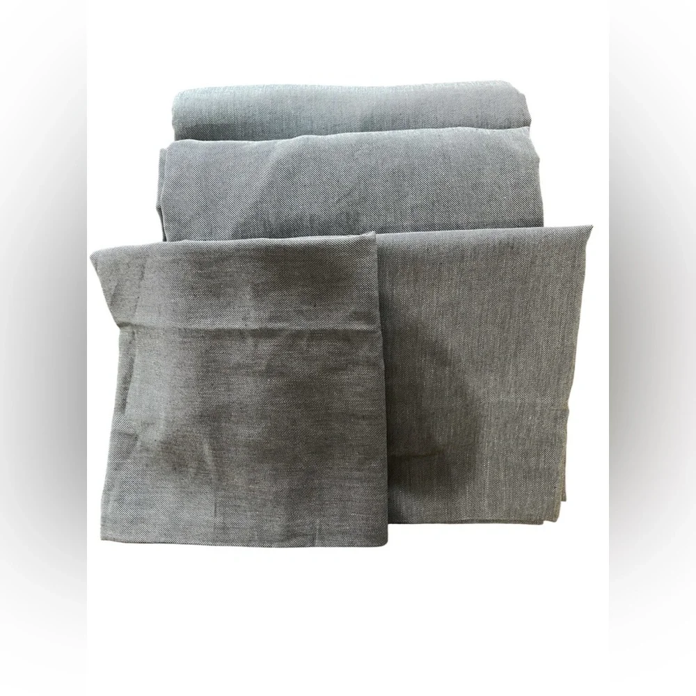 Tommy Bahama King Sheet Set NWOT-Fitted, Flat, 2 Pillowcases/Blue Gray